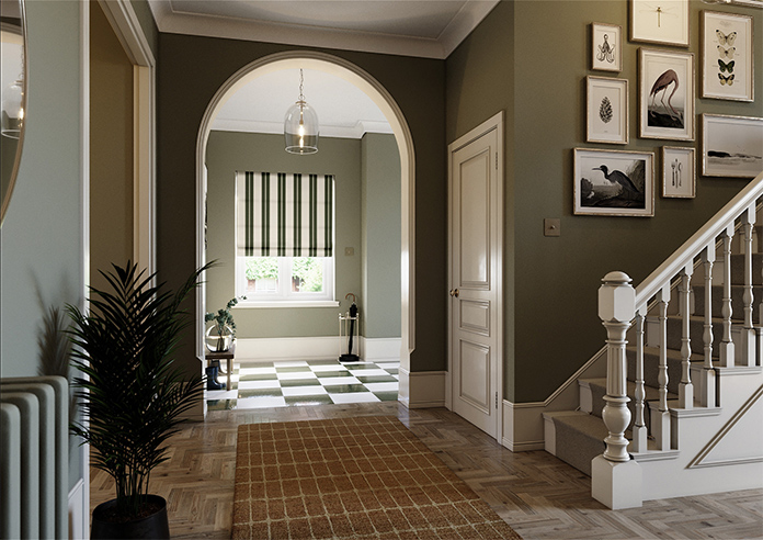 The British Stripe Co. Edward, Chilterns No.1 - Roman Blind - Image 6